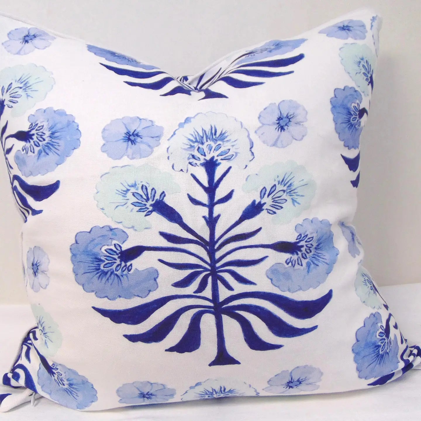 Limited Edition Poppy Love Pillow Cover with Welt