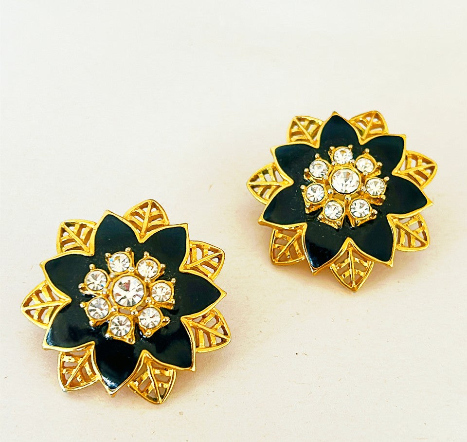 90s large statement pierced earrings