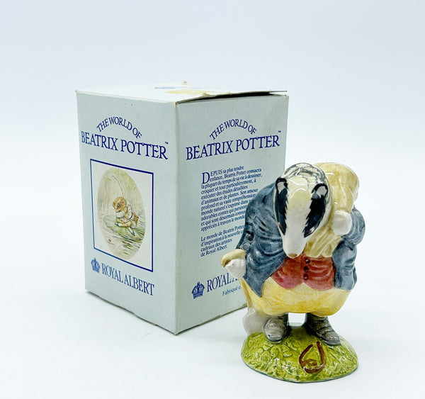 Vintage Beatrix Potter figure - Tommy Brock.