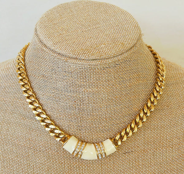 1990s bintagevdignec SALO couture style necklace by George K. Salo.