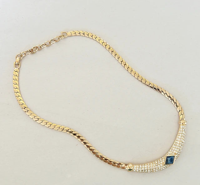 1980s vintage signed Christian Dior necklace