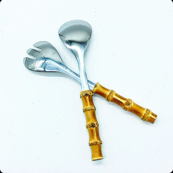 Serving Utensils - Bamboo Handles