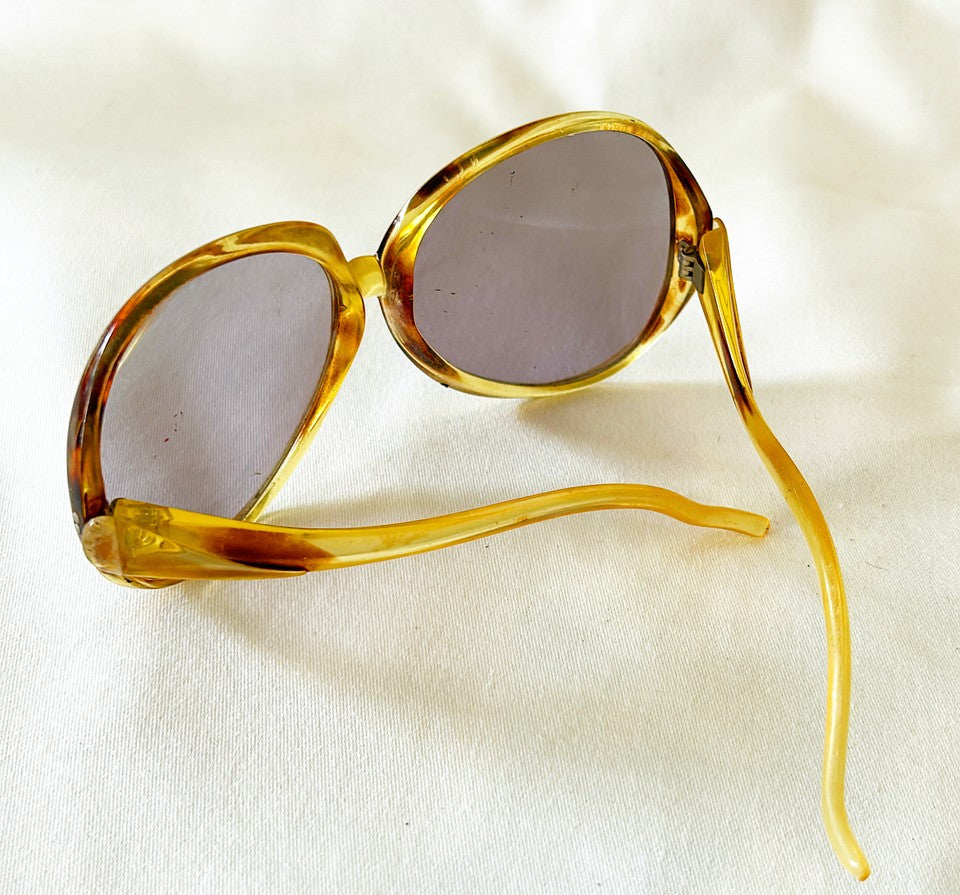 Fabulous vintage 1970s large scale sunglasses