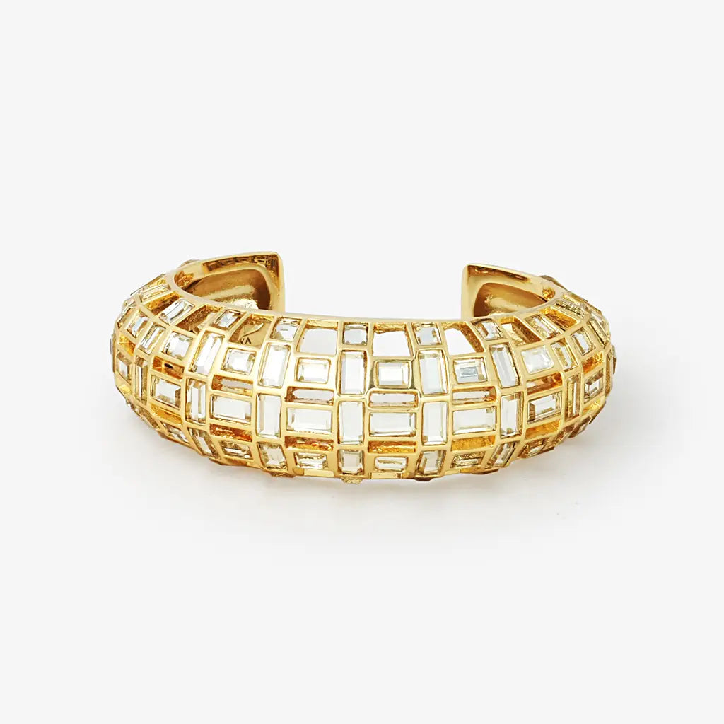 Pyramid Mirror Statement Cuff