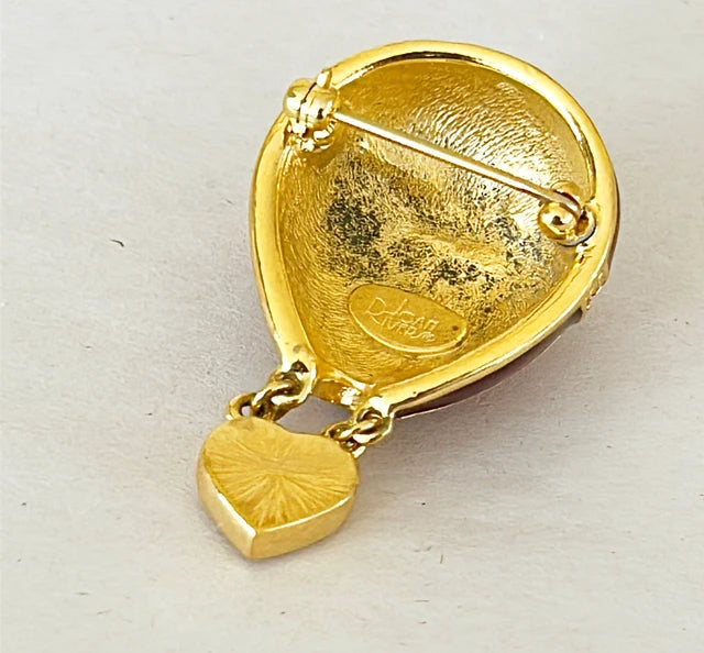 Signed Joan Rivers Hot Air Ballon brooch.