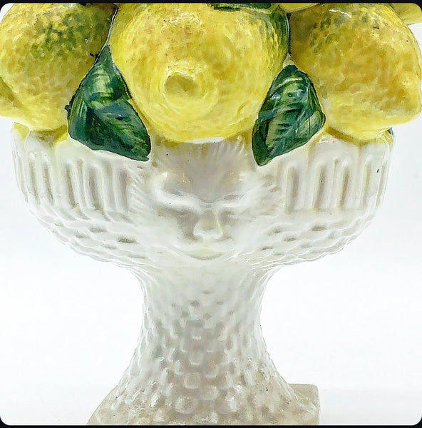 Vintage Italian Lemon Topiary  with Lion Heads Detail