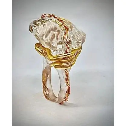 Crystal Statement Ring | Resin Ring