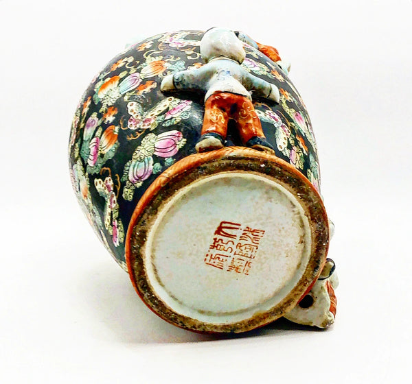 Rare Chinoiserie Fertility Vase