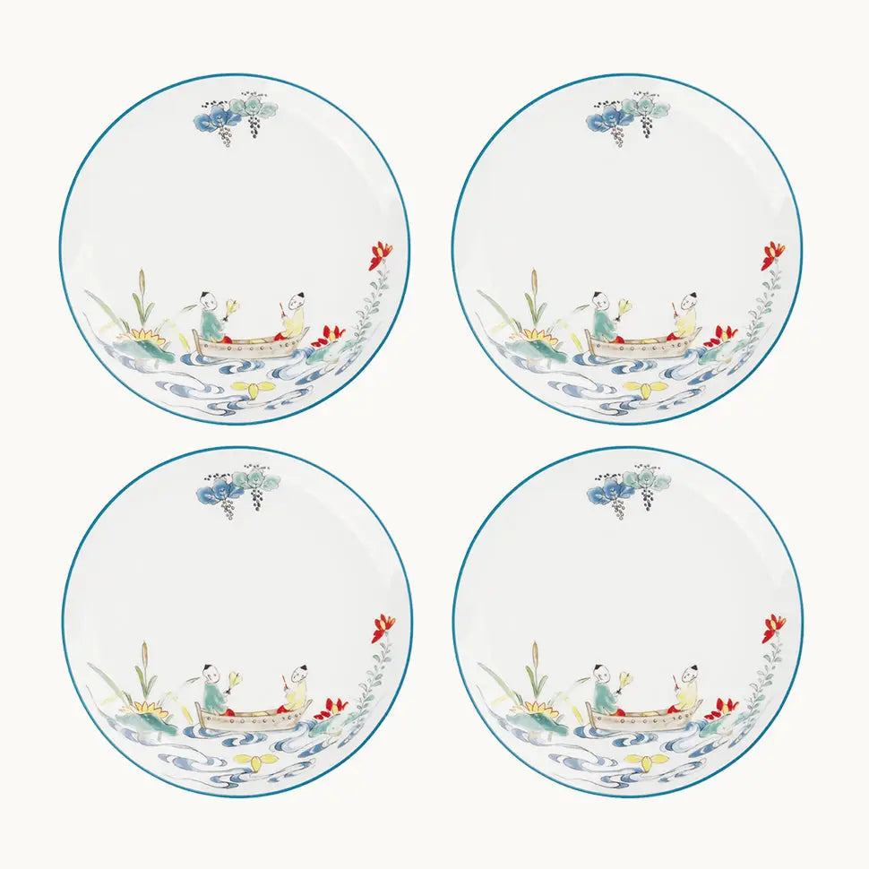Lotus Dinner Plate  (Set of 4)