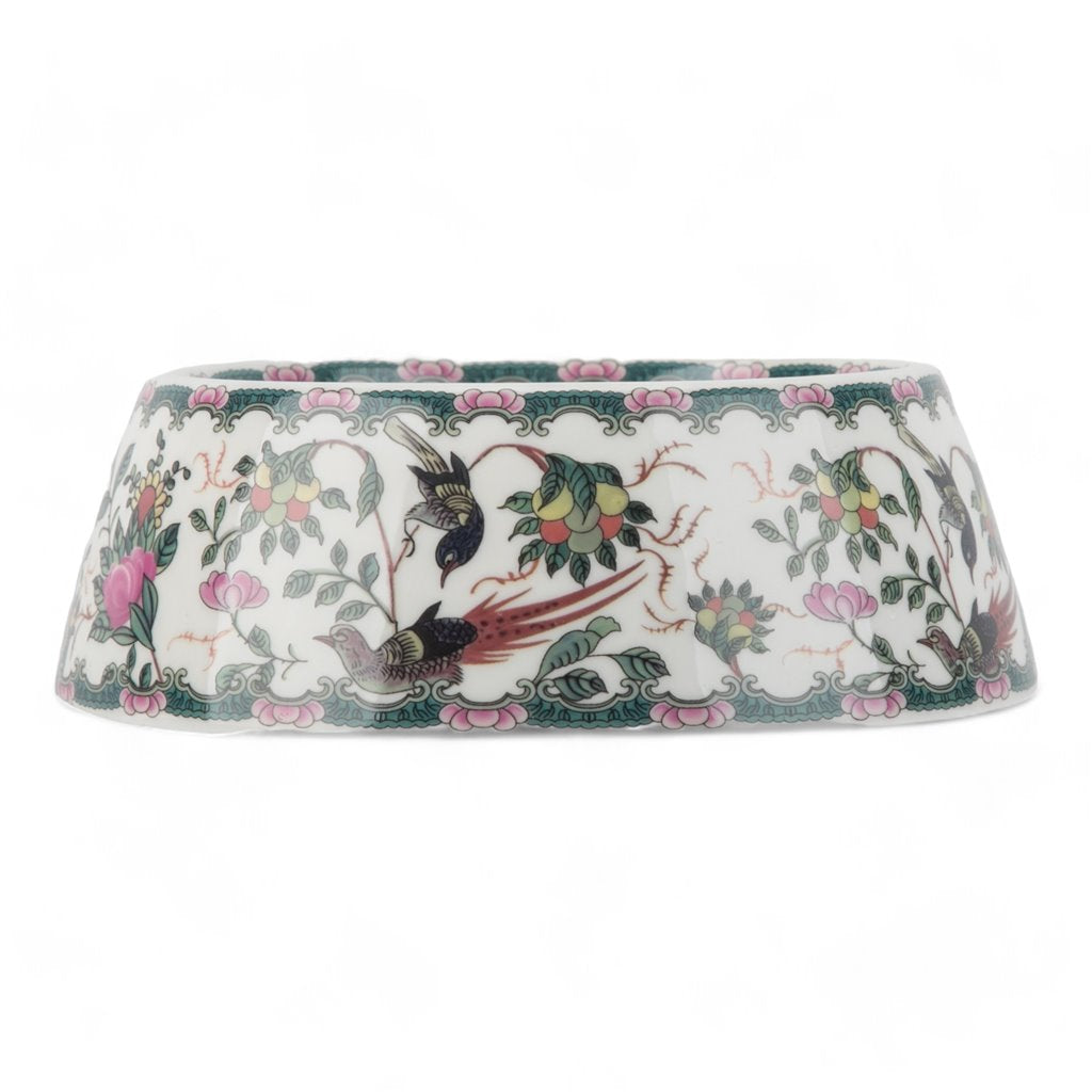Rose Medallion Dog Bowl