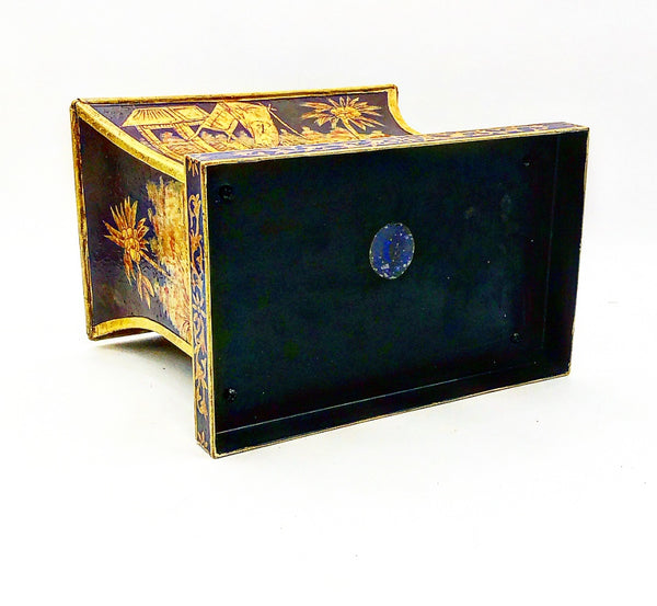 Vintage Cachepot with Chinoiserie Motif