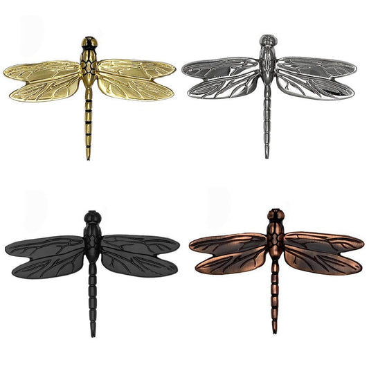 Dragonfly Door Knocker: 4.5H x 6.25W / Brass