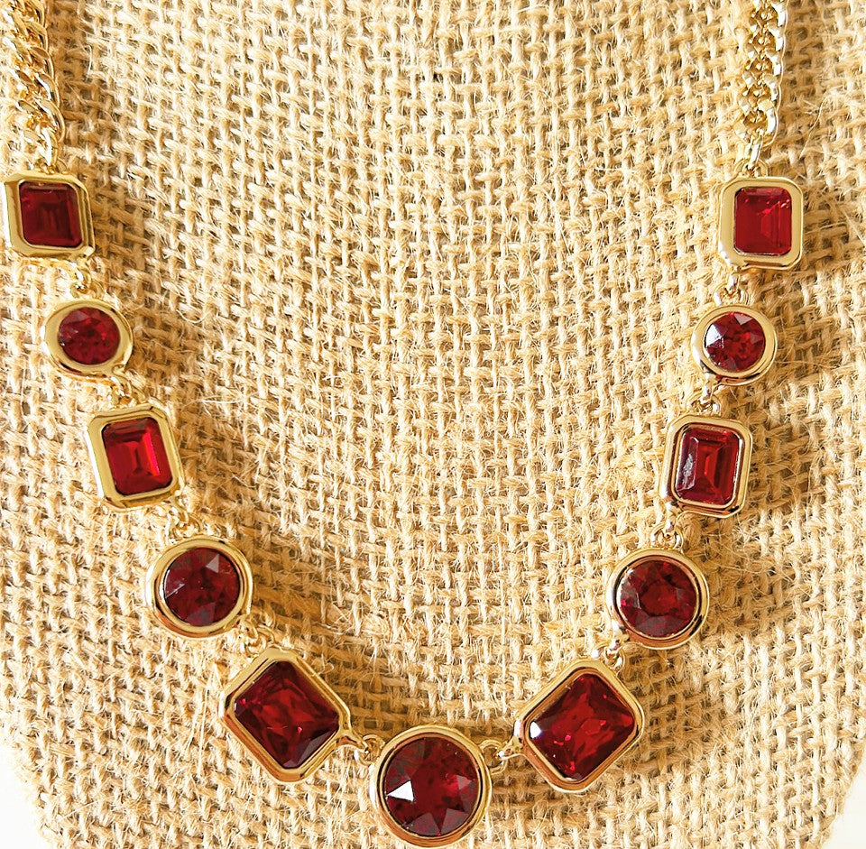 Fabulous signed Karl Lagerfeld designer couture necklace.
