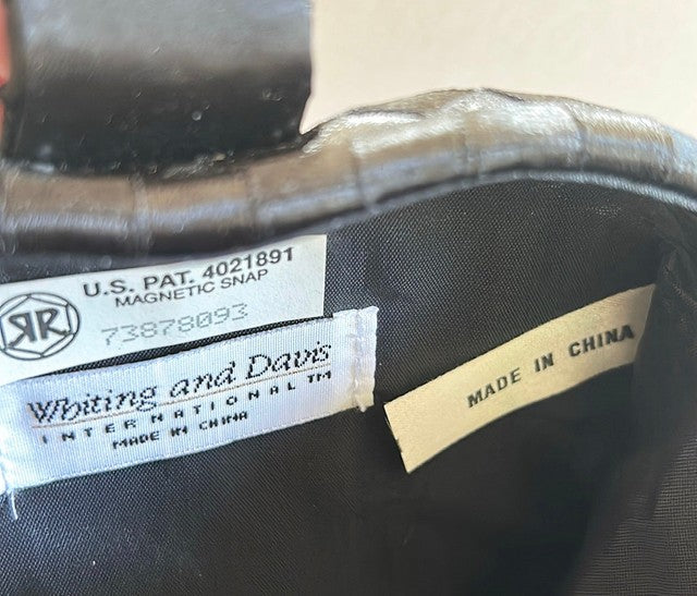 Whiting And Davis vintage purse