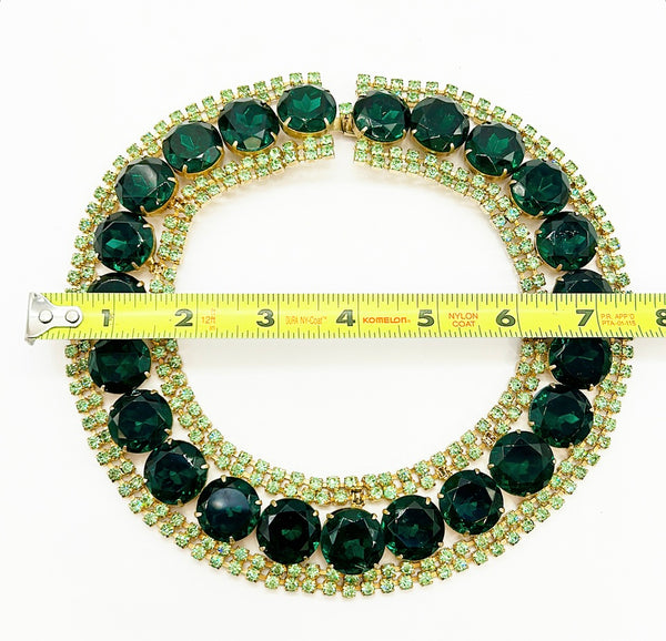 Vintage 1960s collar style statement necklace.