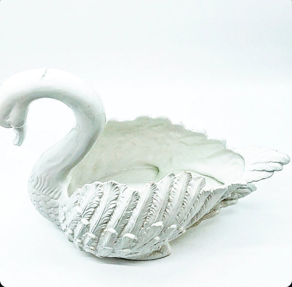 Vintage Swan Planter