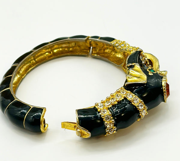 Fabulous vintage elephant statement bracelet.