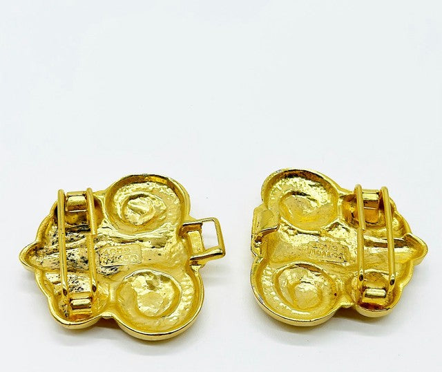 2 piece designer belt buckle stamped MOTION EAST