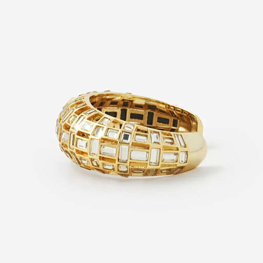 Pyramid Mirror Statement Cuff