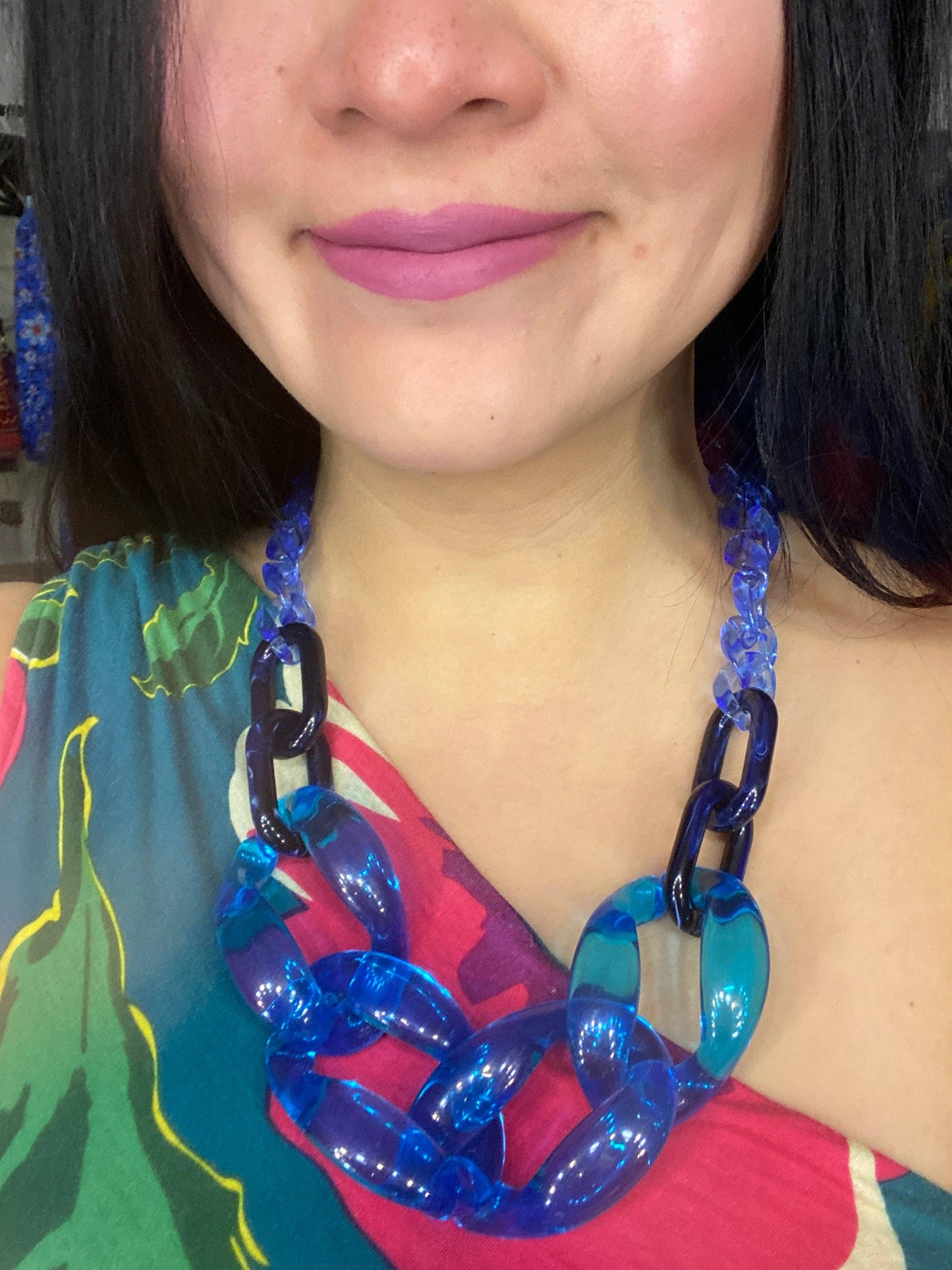 Infinite Colors Necklace - Blue Navy