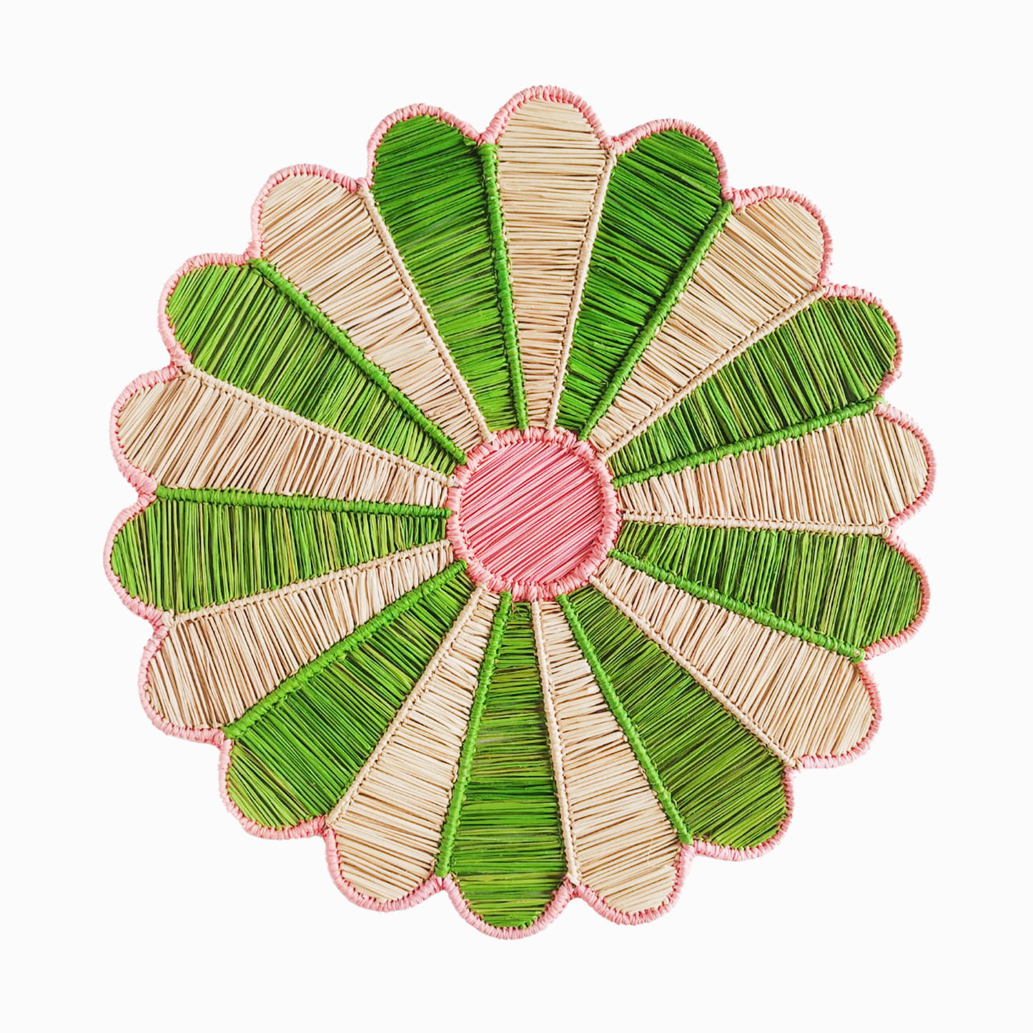 Margarita Placemat Green/Pink: Green/Pink