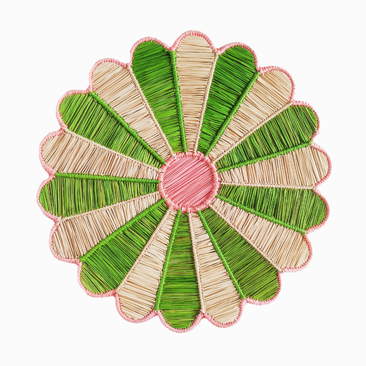 Margarita Placemat Green/Pink: Green/Pink