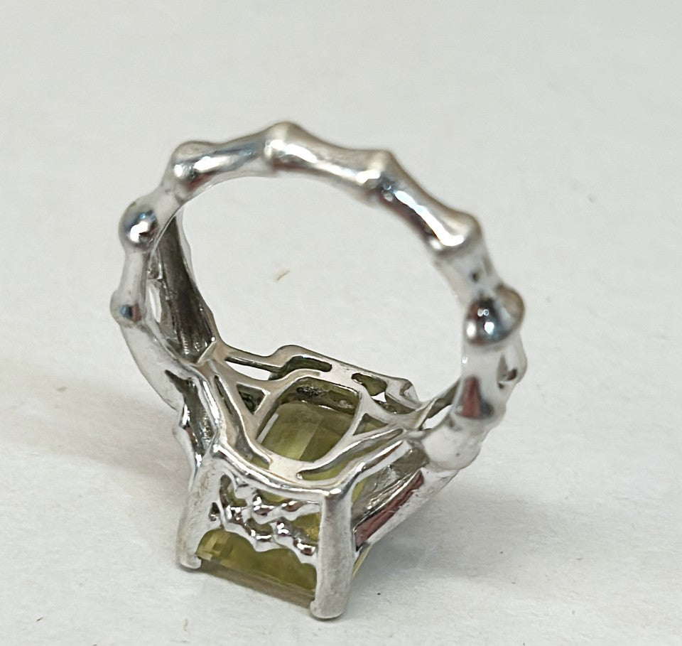 Vintage estate cocktail ring 925
