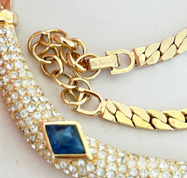 1980s vintage signed Christian Dior necklace