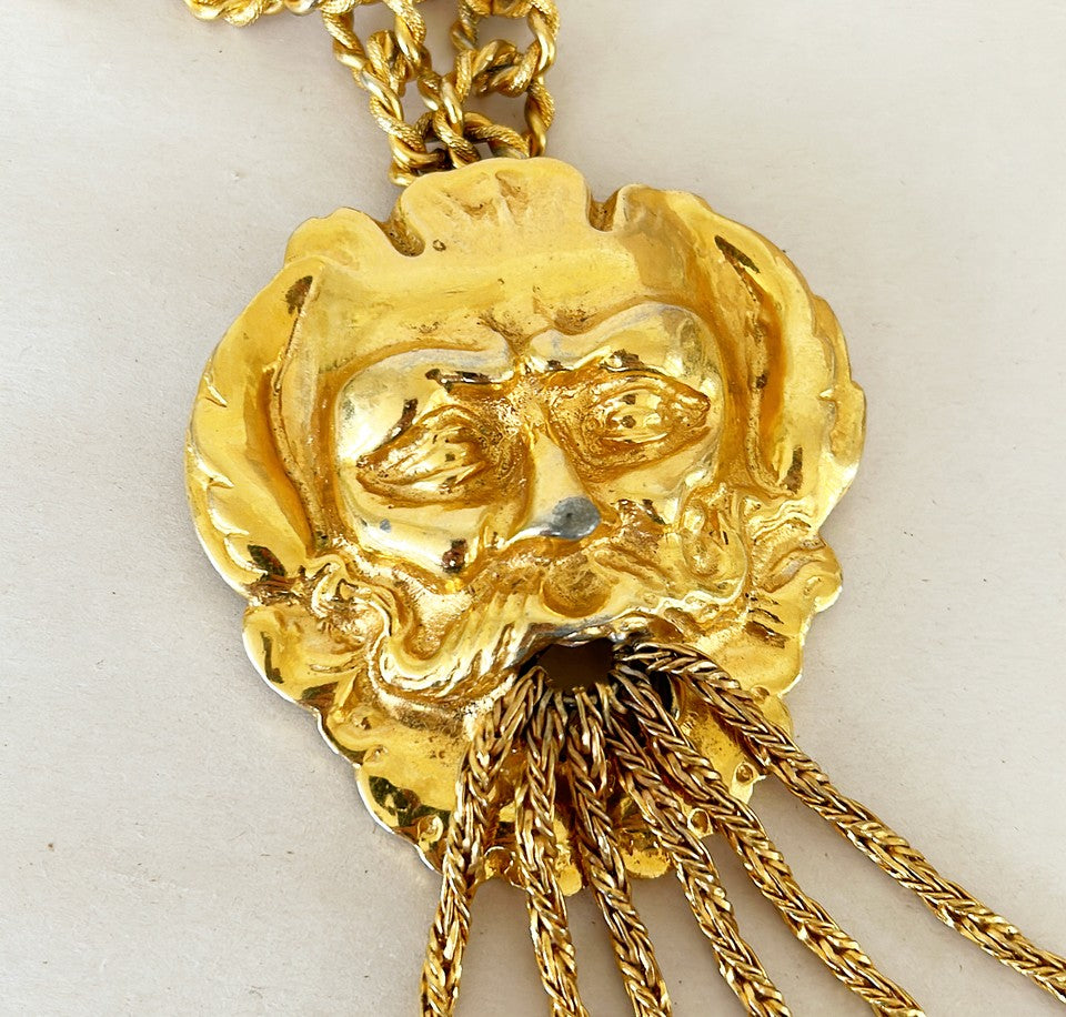 Extremely rare signed Judith Leiber vintage statement necklace.