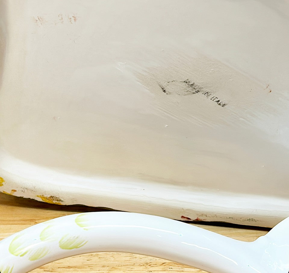 Life size vintage Italian bunnies tureen