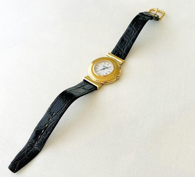 Vintage 80s Neiman Marcus brand lady’s wrist watch.