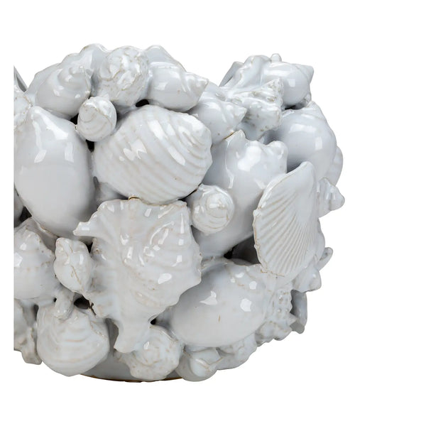 Ceramic Shell Planters - Set of 2