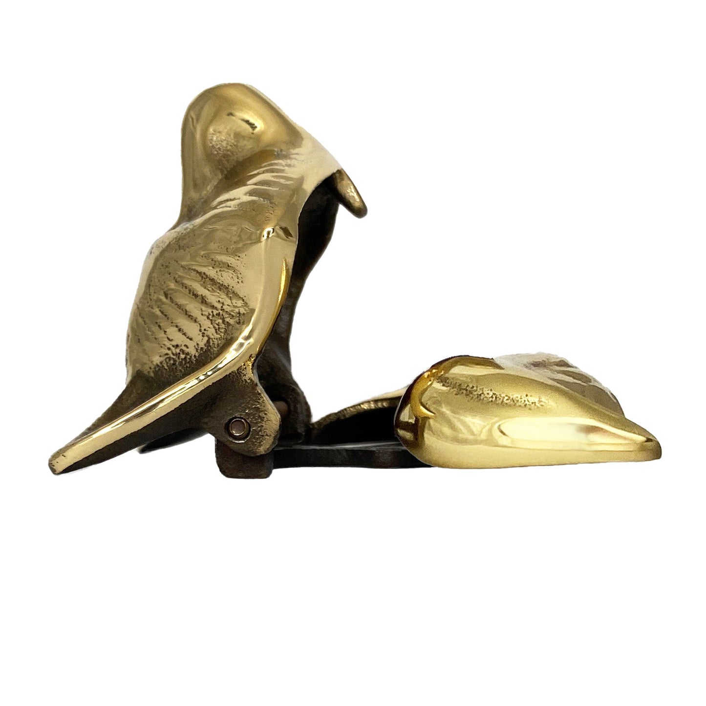 Fox Door Knocker: 3.75H x 4.5W / Brass