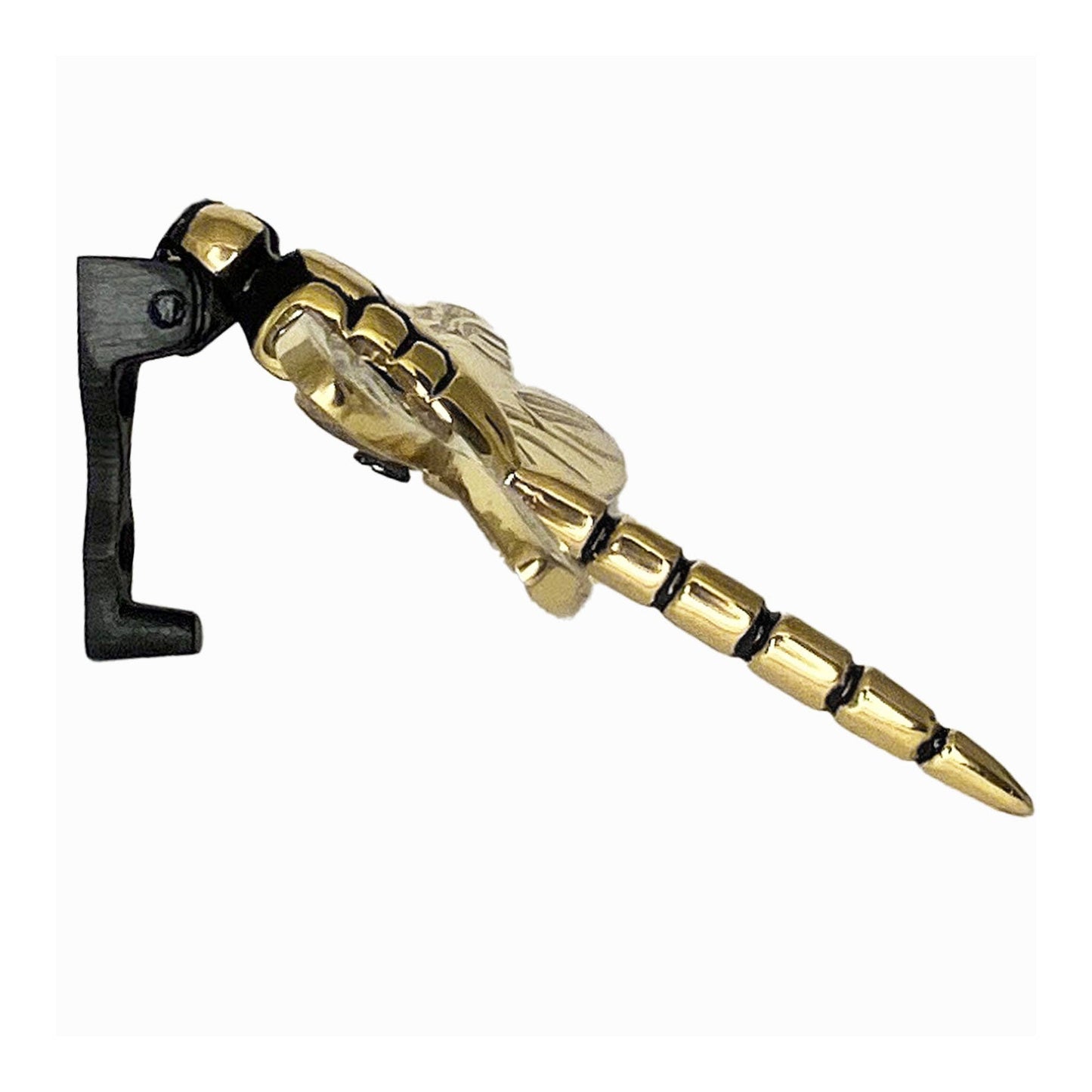 Dragonfly Door Knocker: 4.5H x 6.25W / Brass