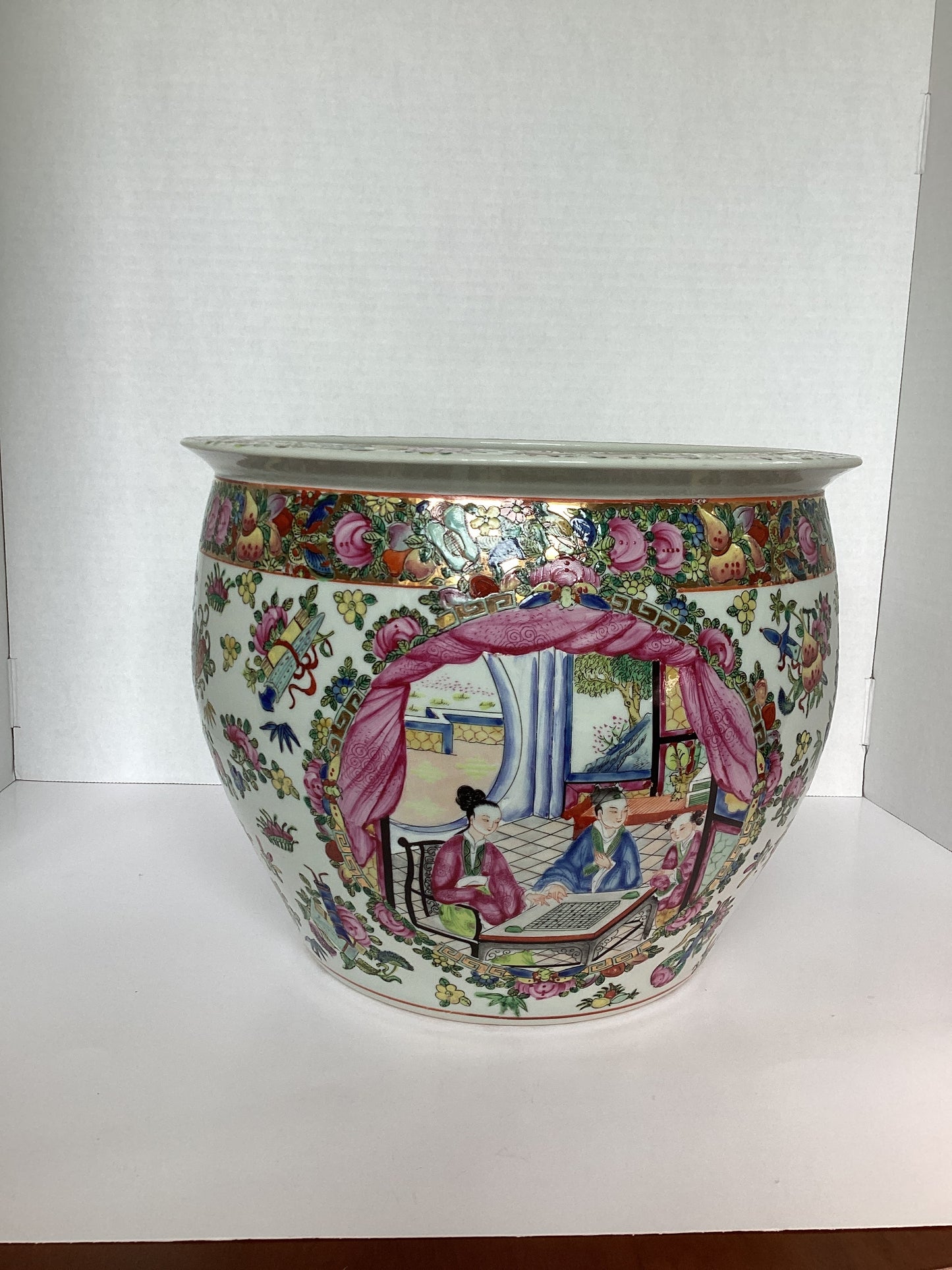 Lane - Smaller Fish Bowl Planter - Vintage