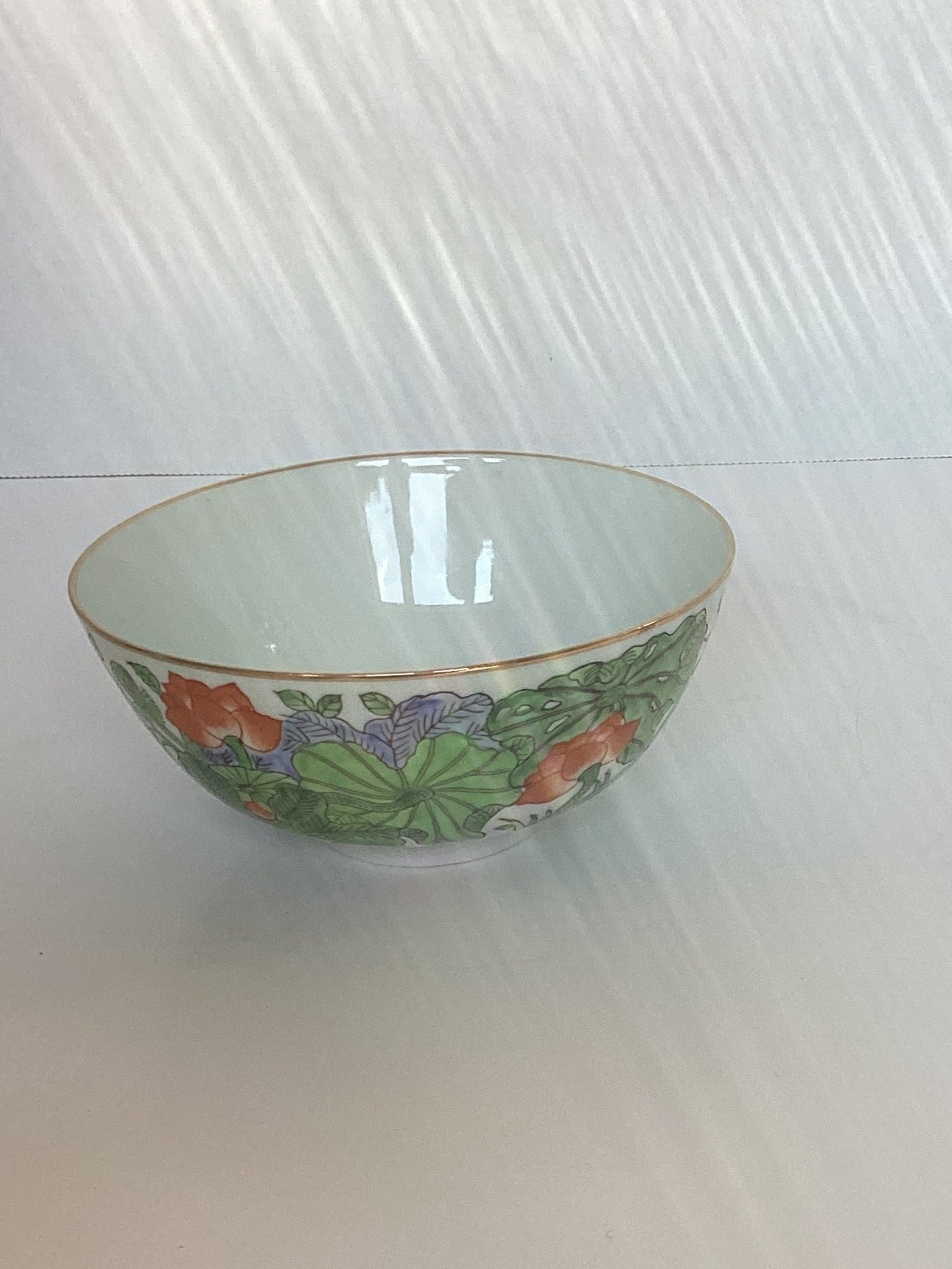 Porcelain Water Lilly Bowl