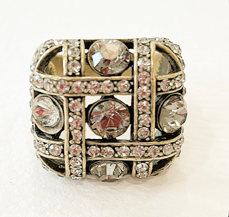 Vintage Heidi Daus cocktail ring