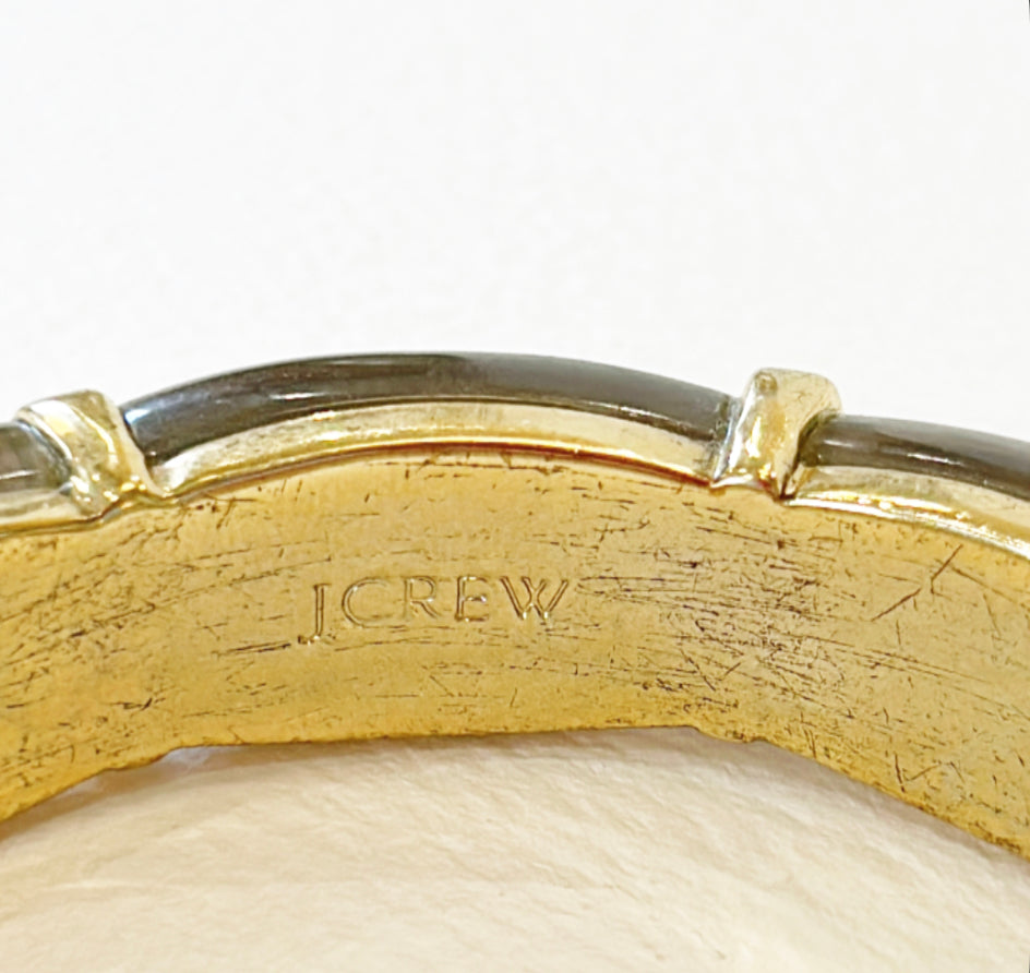 Vintage signed J Crew acrylic bracelet