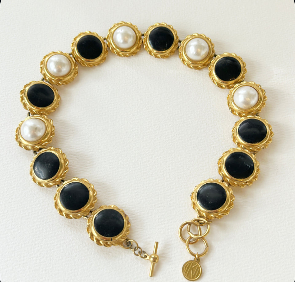 Vintage signed Ann Klein necklace