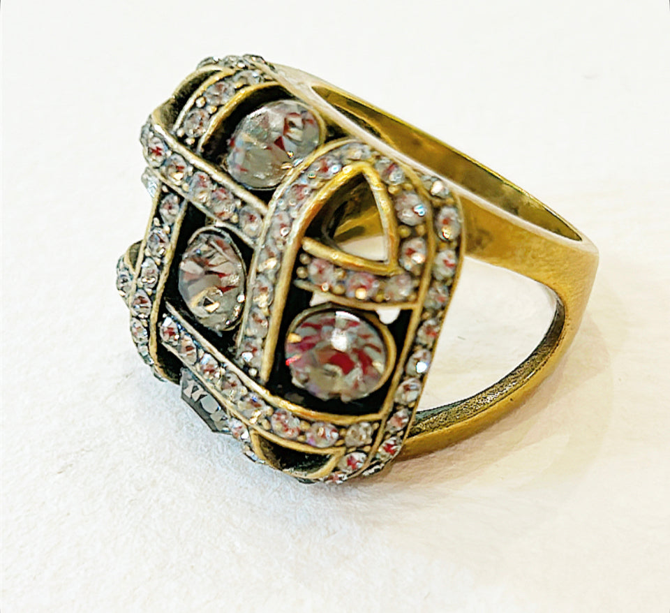 Vintage Heidi Daus cocktail ring