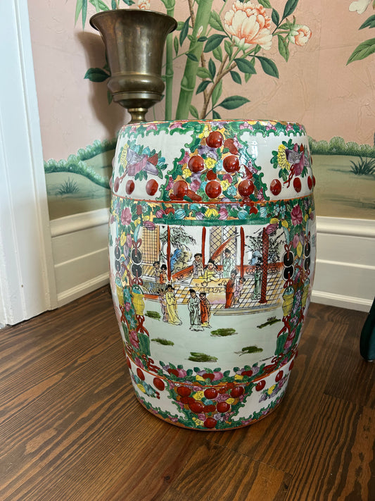 Jim - Rose Medallion Style Garden Stool
