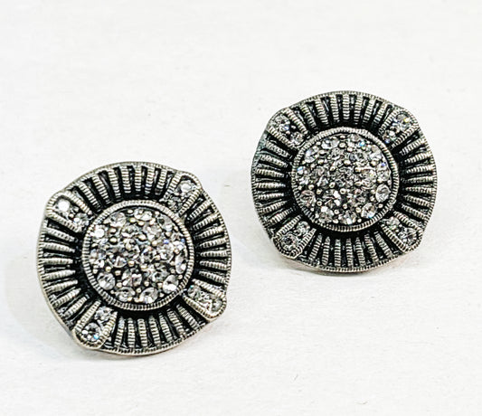 Vintage, Heidi Daus signed earrings.