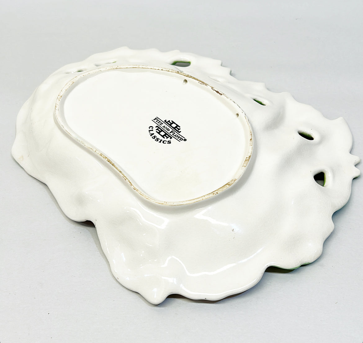 Classic 90s bunny plate by Fitz &amp; Floyd.