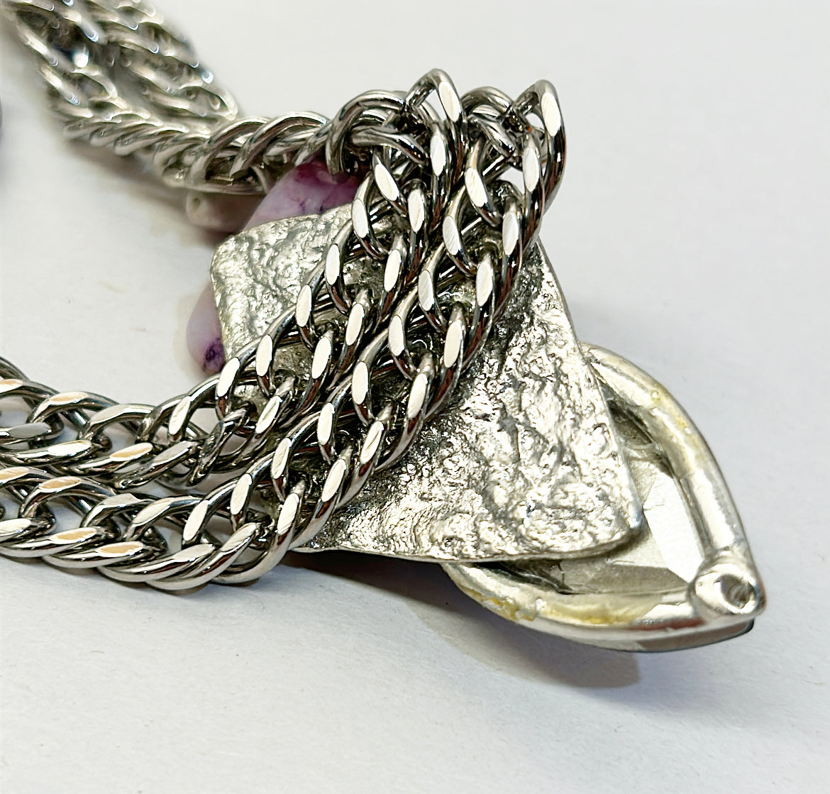 Fabulous statement necklace signed by designer J. Jensen.