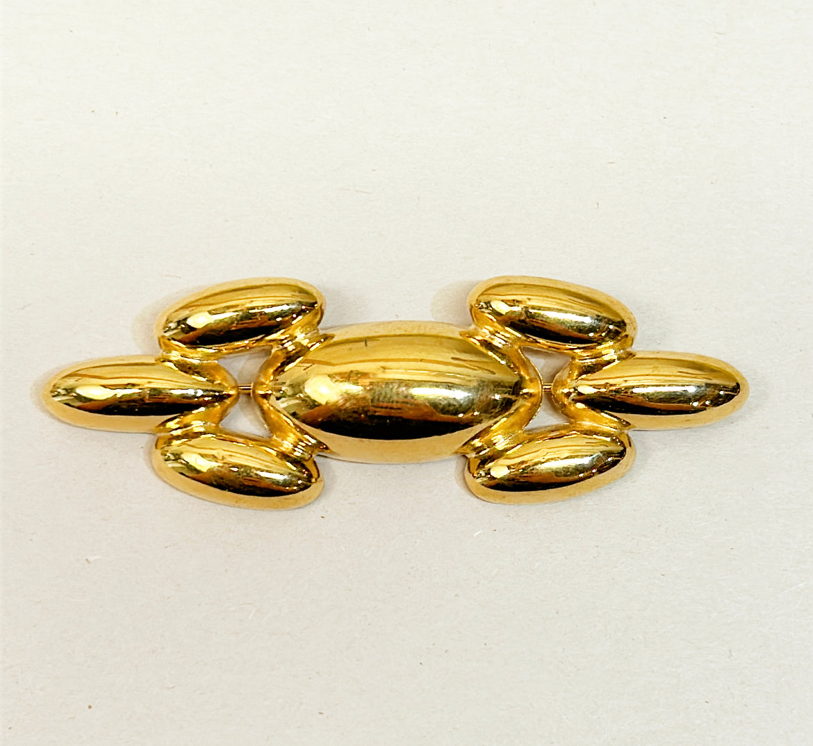 Vintage modern style signed Givenchy brooch.