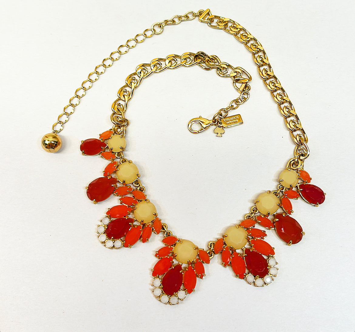 Vintage Kate Spade New York signed statement necklace.
