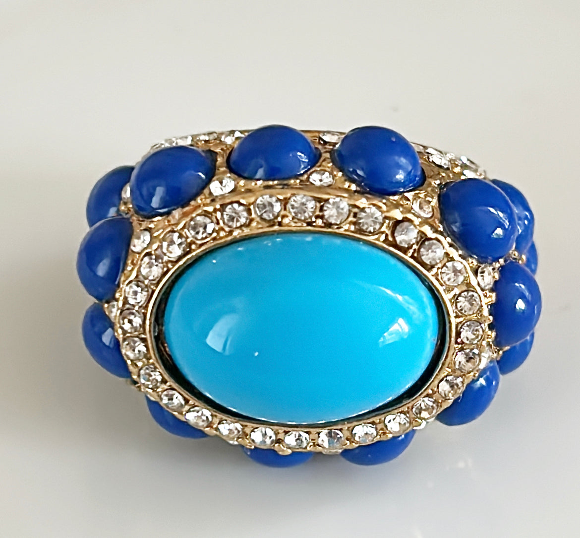 Extra large cocktail statement ring