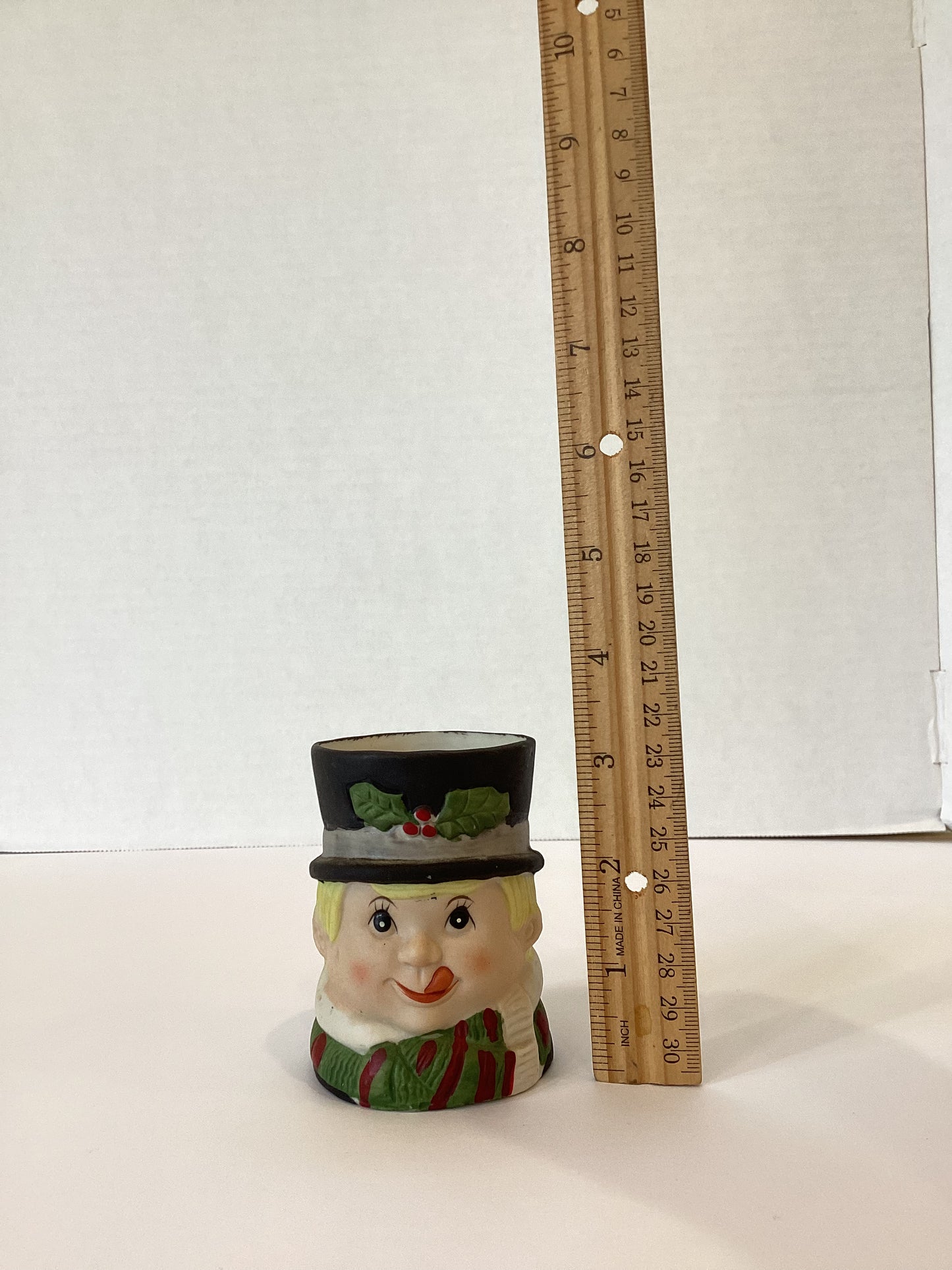 M04 - Custom Vintage Child Head Vase - Beaded Tree