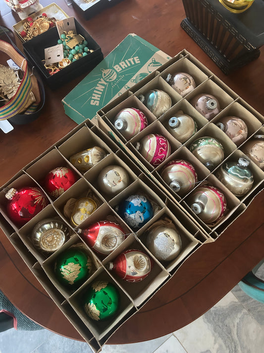 Vintage Glass Ornaments