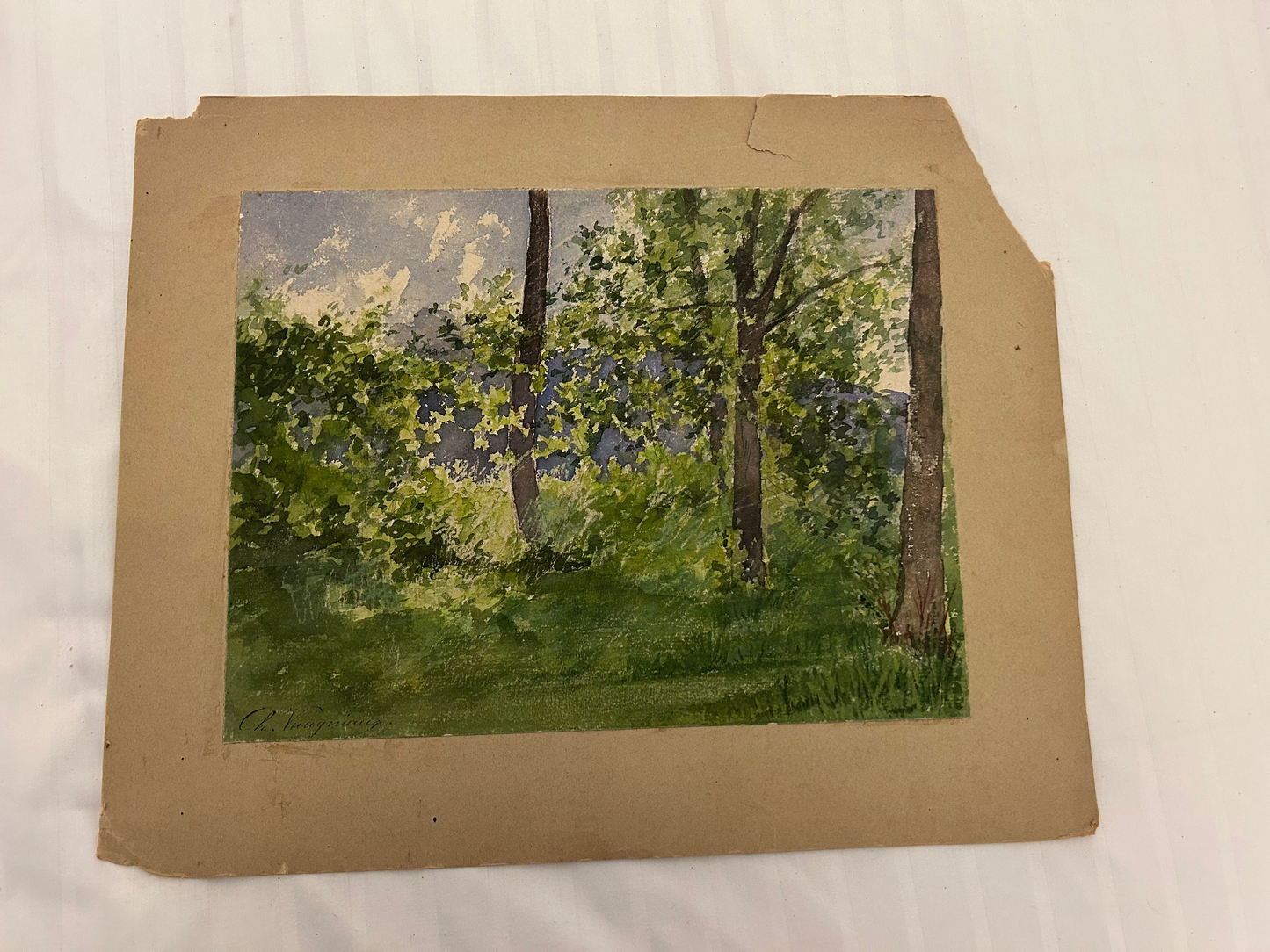 A. H. Findley, a known Leicestershire landscape artist.&nbsp;